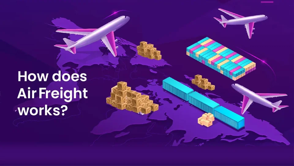 how does air freight work